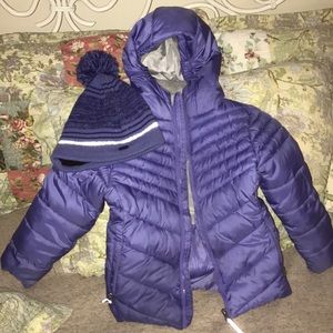 Girls sz XS 4-5, Champion coat w/ Hat!